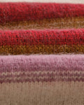 wax london men's Wilde - Oatmeal Brush Stripe Wool Jumper