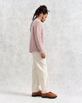 wax london men's Wilde - Pink Heavyweight Knit Jumper